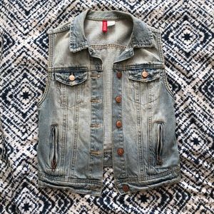H&M Jean Jacket Vest